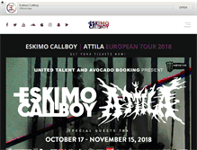 Tablet Screenshot of eskimocallboy.com